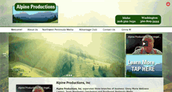 Desktop Screenshot of alpineproductionsinc.com